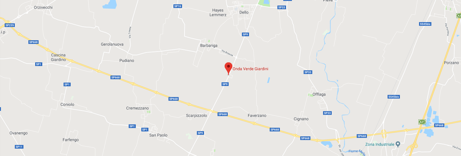 mappa ondaverde giardini