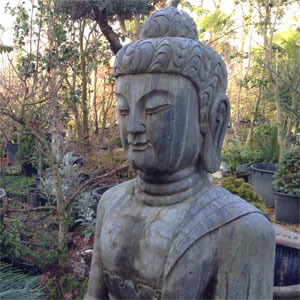 Buddha in pietra per giardino